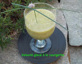 Velouté glacé à la courgette