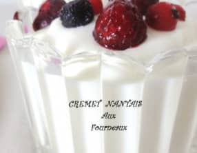 Crémet nantais aux fruits rouges