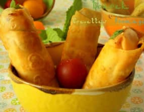 Bourek au fromage et crevettes