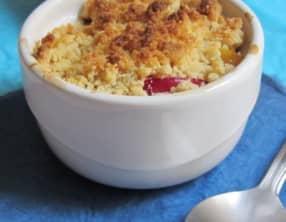 Crumble aux prunes