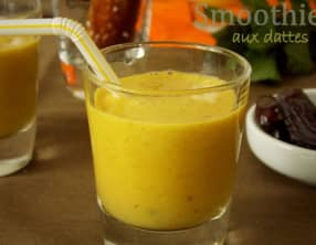 Smoothie mangue dattes
