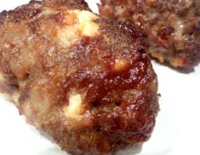 Petits pains de viande au bleu