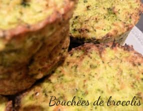 Bouchées de brocolis aux deux fromages
