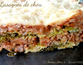 "Lasagnes" de chou