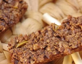 Barres de céréales chocolat et pommes