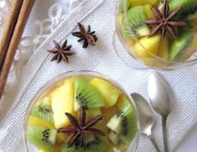 Salade de fruits exotiques aux épices