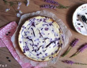 Cheesecake aux myrtilles