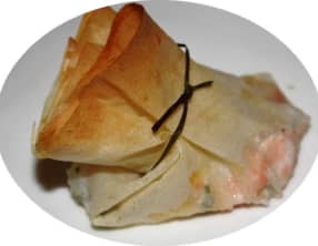 Aumonière saumon fumé