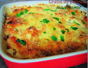 Gratin de poisson a la sauce bechamel