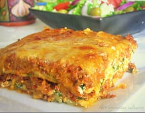 Lasagnes à la sauce bolognaise