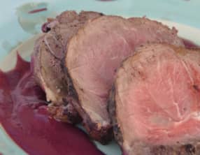 Gigot d'agneau myrtille cassis