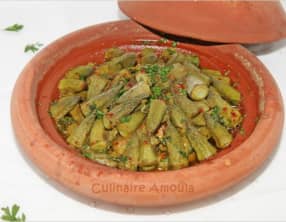 Tajine d'agneau aux gombos