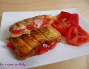 Croque tomate morbier