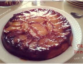 Gâteau renversé aux brugnons