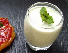Gaspacho de Concombre-Menthe