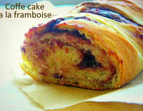 Coffee cake au fromage frais et confiture