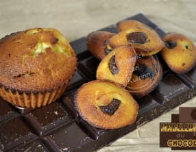 Madeleines à la vanille et chocolat de Philippe Conticini