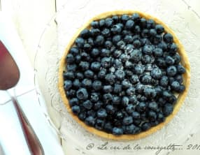 Tarte mousseuse citron et myrtilles
