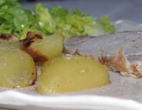 Rôti de porc aux pommes de terre