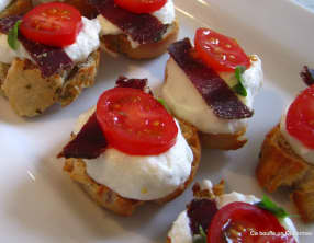 Bruschetta au Chèvre et au Miel