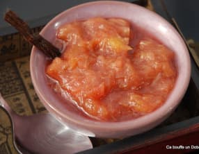 Chutney de Rhubarbe à la Vanille