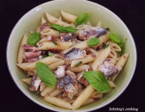 Salade de pâtes aux sardines