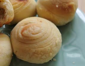 Gâteau chinois feuilleté salé