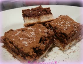 Pavés meringués au chocolat