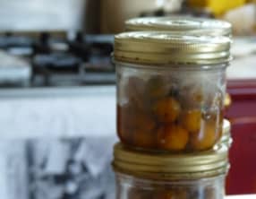 Mirabelles en bocaux au naturel