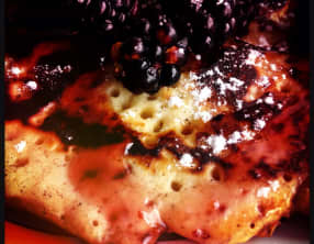 Pancakes aux mures sauvages