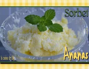Sorbet ananas