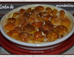 Gratin de mirabelles