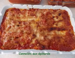 Cannelloni aux épinards