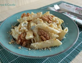 Penne au Gorgonzola et Noix