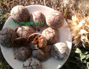 Petits biscuits au chocolat noir de Modica