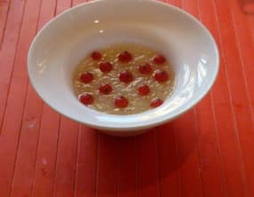 Soupe fraîche "minceur" de melon d'Espagne et vanille