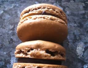 Macarons au Chocolat Noir
