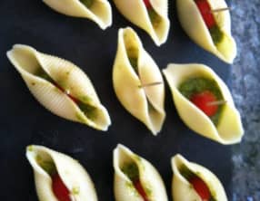 Conchiglioni Pesto et tomate