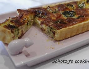 Quiche aux brocolis et petits lardons