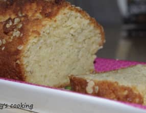 Cake aux noisettes et flocons d'avoine