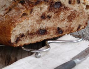 Pain au levain naturel au chocolat