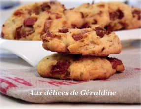 Cookies salés aux tomates séchées et au chorizo