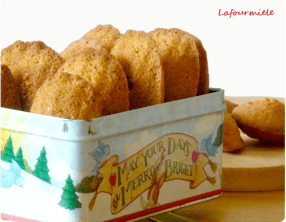 Madeleines rapadura noisette