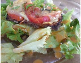 Crostinis sur pain noir