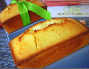cake au citron et babeurre