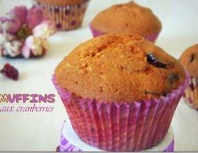 muffins aux cranberries