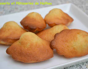 Madeleines à la vanille