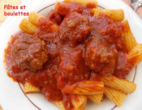 Pâtes et boulettes