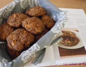 Cookies à la noix de coco et aux deux chocolats