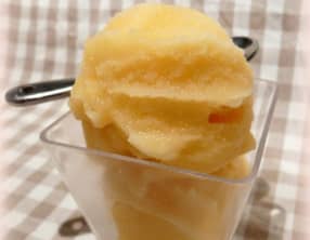 Sorbet fruits de la passion, ananas et citron vert